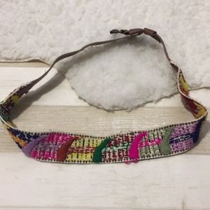 Aztec Indian colorful belt boho bohemian festival Coachella fun